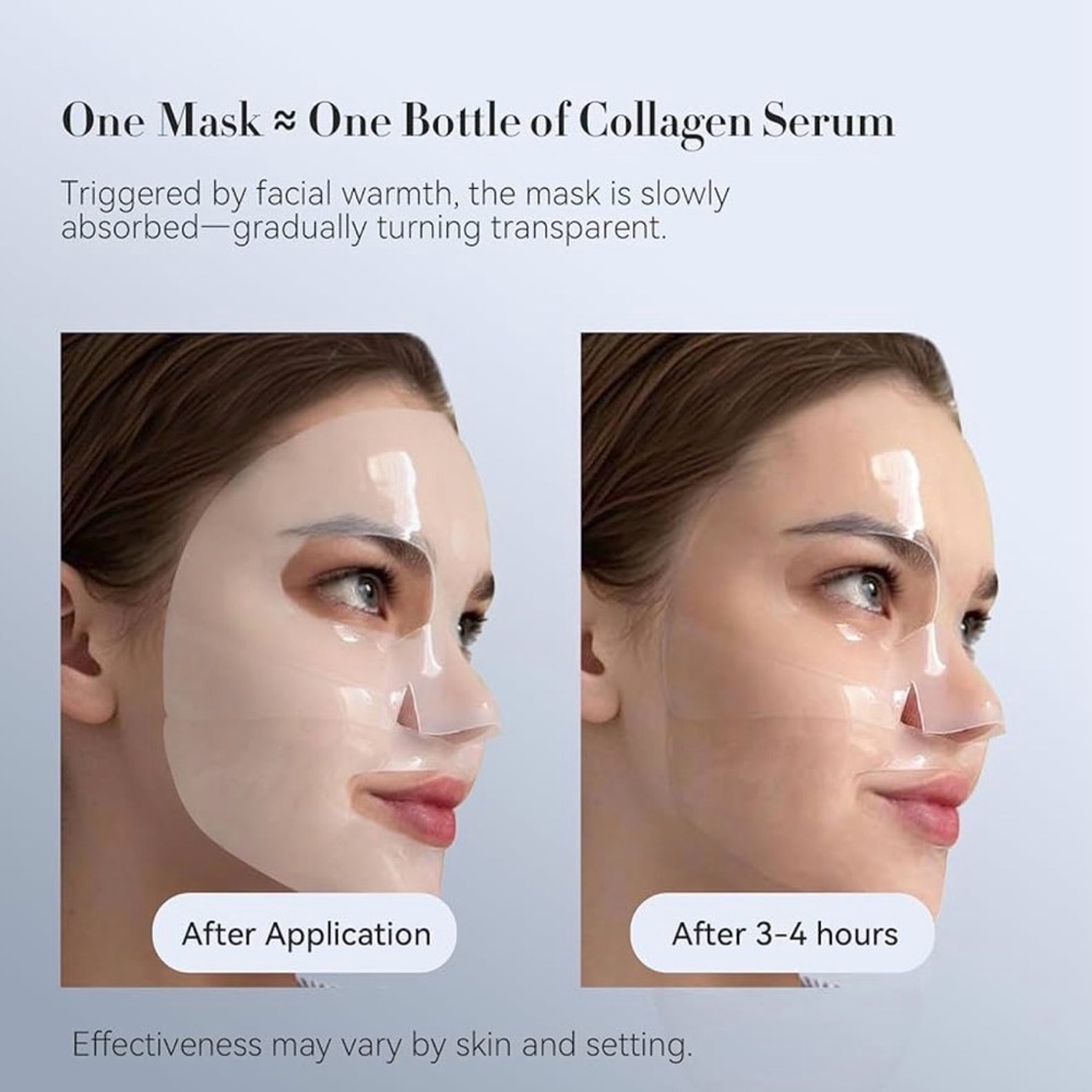 SET OF 4 • Bio-Collagen Face Masks • NEW IN BOX - Picture 5 of 7